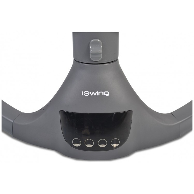 Cangaroo iSwing Ηλεκτρική Κούνια Ρηλάξ με Ασύρματο Control - Light Grey (3800146248116) (Δώρο Super Απαλή Κουβερτούλα)