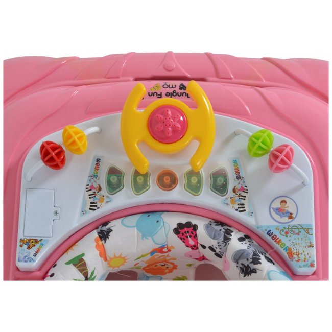 Cangaroo Jungle fun Στράτα Περπατούρα με παιχνίδι Pink 3800146244293