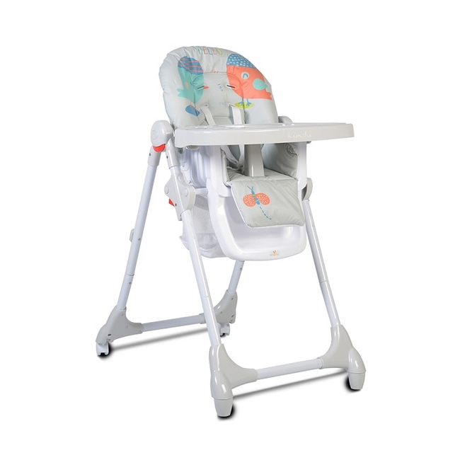 Cangaroo Kimchi Children's High Chair - Light Grey (3800146239817)