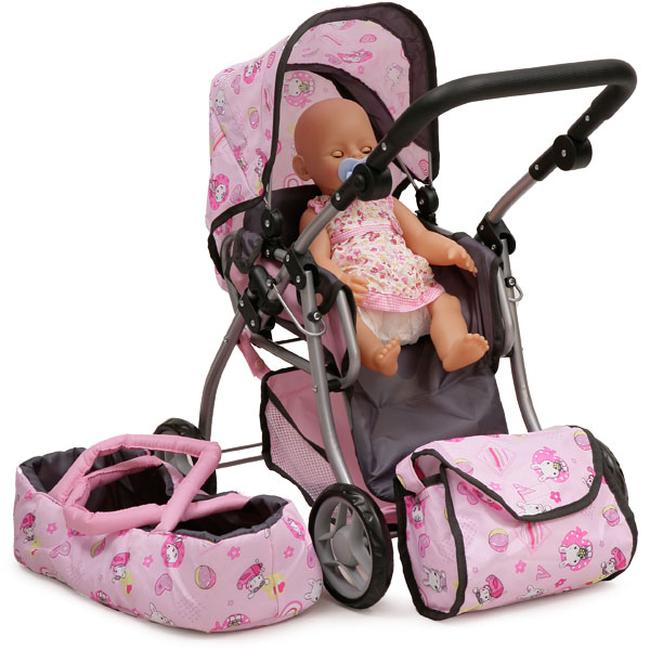 Cangaroo Stroller for dolls Kitty - 9672