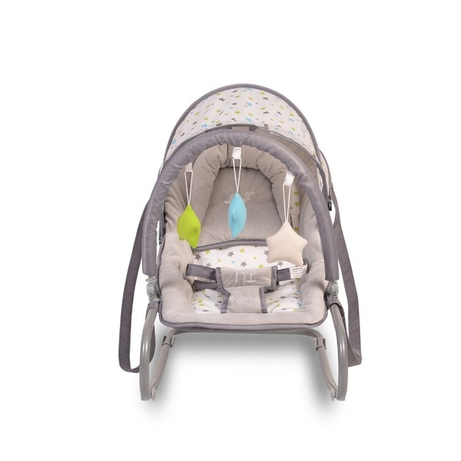 Cangaroo Moni Lulu Baby Rocker - Grey 3800146248703