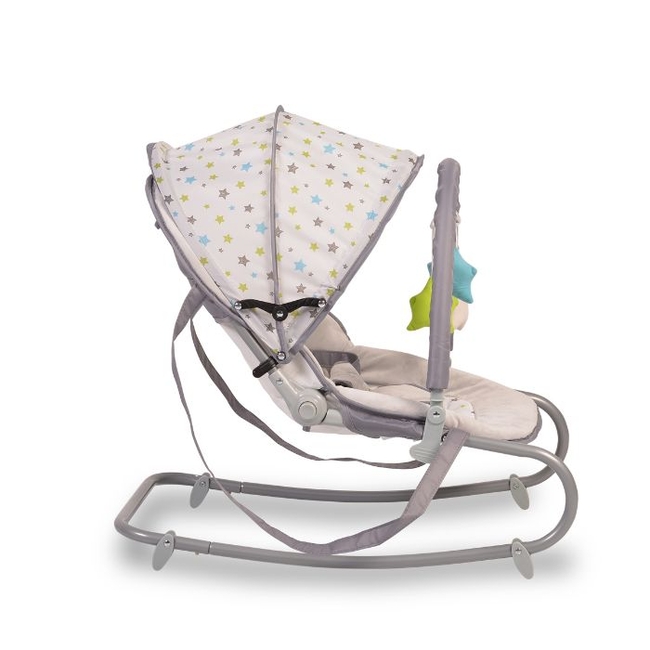 Cangaroo Moni Lulu Ρηλάξ μωρού με Παιχνίδια - Grey 3800146248703