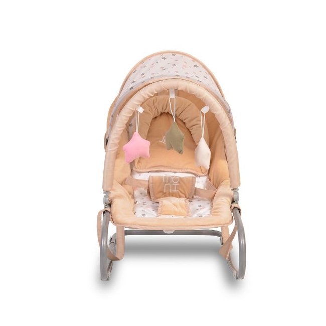 Cangaroo Moni Lulu Ρηλάξ μωρού με Παιχνίδια - Beige (3800146248024)