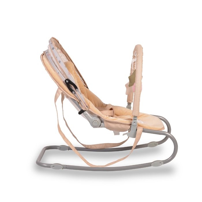 Cangaroo Moni Lulu Ρηλάξ μωρού με Παιχνίδια - Beige (3800146248024)