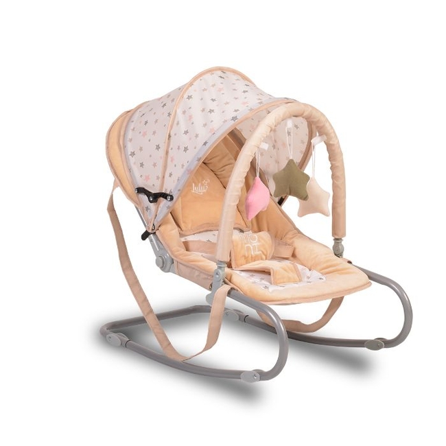 Cangaroo Moni Lulu Ρηλάξ μωρού με Παιχνίδια - Beige (3800146248024)