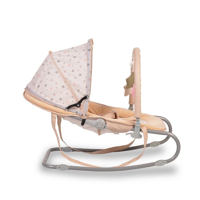 Cangaroo Moni Lulu Ρηλάξ μωρού με Παιχνίδια - Beige (3800146248024)