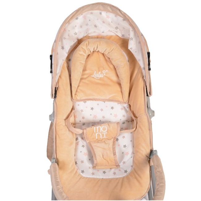 Cangaroo Moni Lulu Ρηλάξ μωρού με Παιχνίδια - Beige (3800146248024)