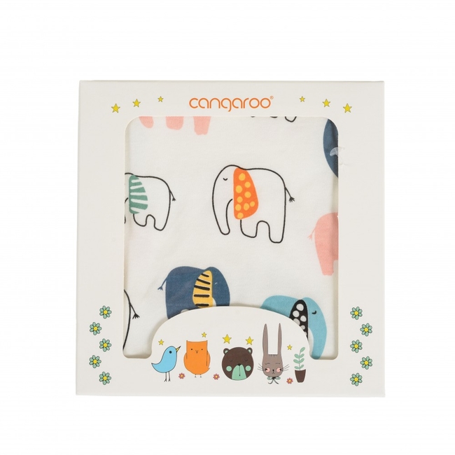 Cangaroo Mellow Βρεφική Κουβέρτα Αγκαλιάς & Λίκνου 85x85cm Denim 3800146269630