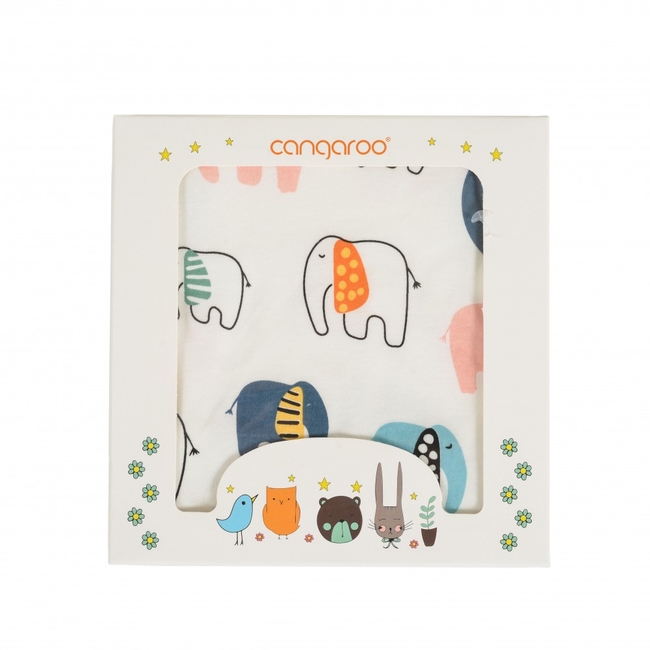 Cangaroo Mellow Baby Cuddle & Cradle Blanket 85x85cm Denim 3800146269630