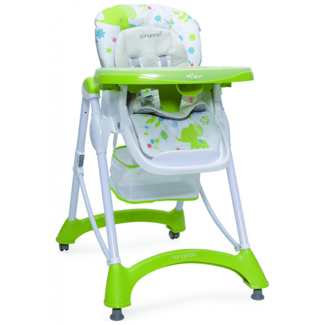 Cangaroo Mint - Children High Chair - Green