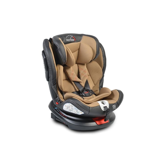 Cangaroo Motion 0-36 kg Isofix Παιδικό Κάθισμα Αυτοκινήτου 360 ° περιστροφή - Beige (3800146239909)