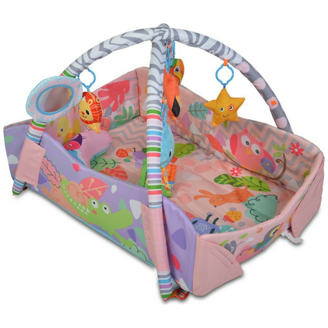 Cangaroo Oasis Play Mat Baby Gym Pink 3800146265342