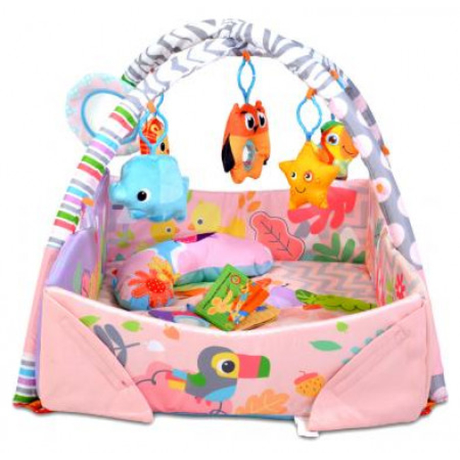 Cangaroo Oasis Play Mat Baby Gym Pink 3800146265342