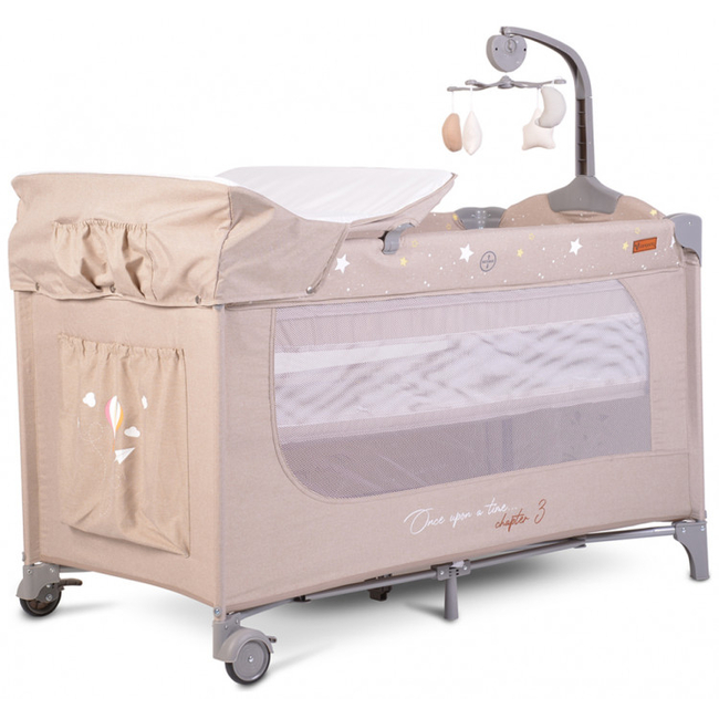 Cangaroo Once upon a time L3 Παρκοκρέβατο με Αξεσουάρ Beige 3800146248413