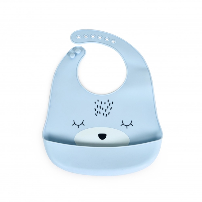 Cangaroo Oscar Silicone Bib 4+m Blue 3800146269609