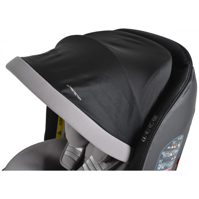 Cangaroo Pilot 0-36 kg ISOFIX Car Seat 165° Rotation - Grey (3800146239459)