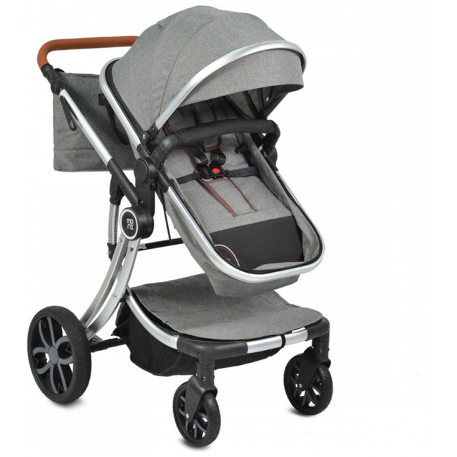 Cangaroo Polly 3 in 1 Baby Stroller 0+ months with Car Seat 0-13 kg Grey 3800146235512
