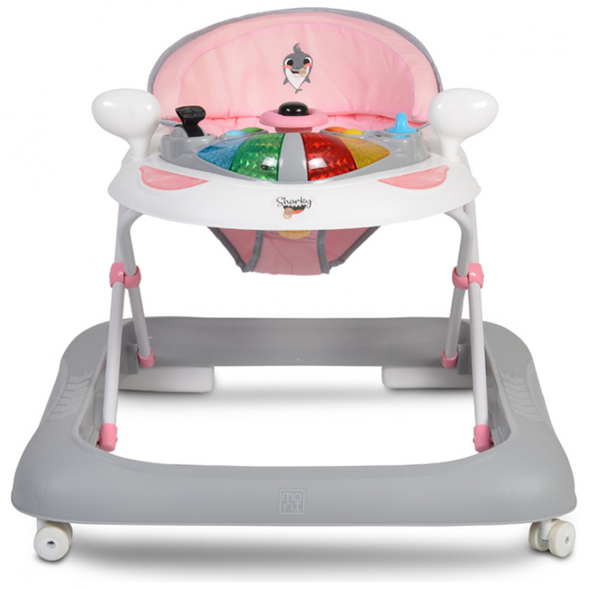 Cangaroo Sharky Baby Walker with toy Pink 3800146243975