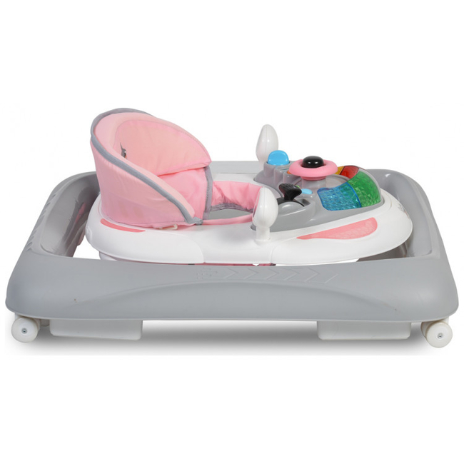 Cangaroo Sharky Baby Walker with toy Pink 3800146243975