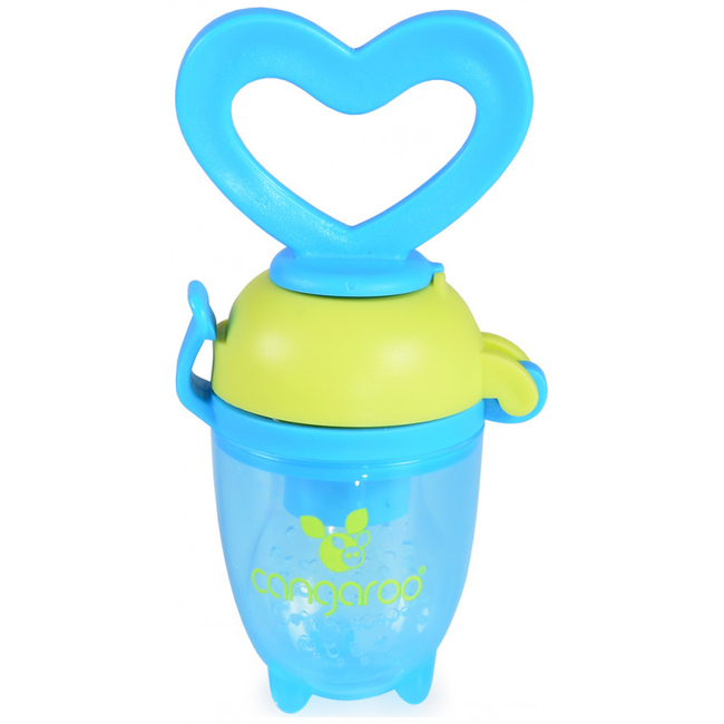 Silicone Fresh Food Feeder Love - F1333 Blue