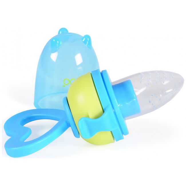 Silicone Fresh Food Feeder Love - F1333 Blue