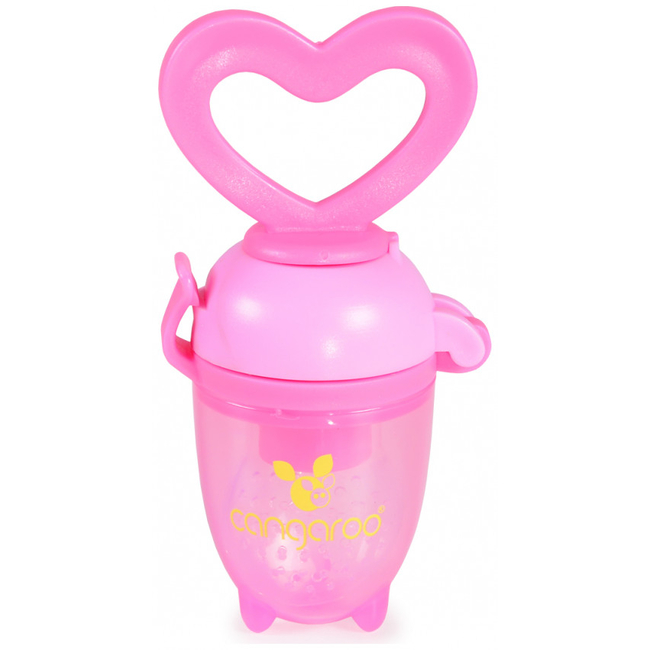 Silicone Fresh Food Feeder Love - F1333 Pink