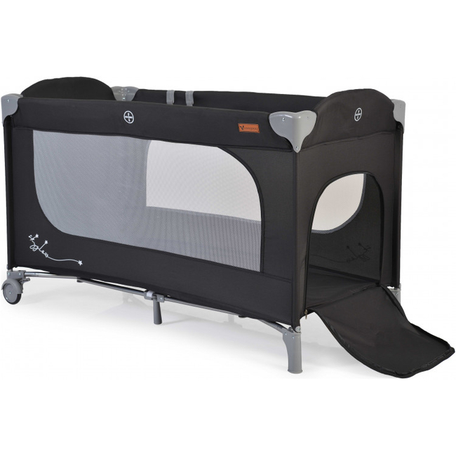 Cangaroo Skyglow 1 Παρκοκρέβατο με Αξεσουάρ Black 3800146248932