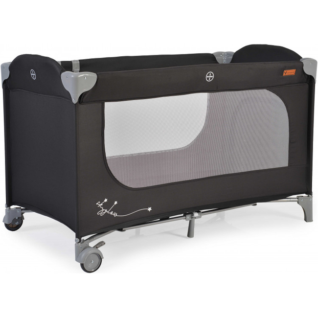 Cangaroo Skyglow 1 Παρκοκρέβατο με Αξεσουάρ Black 3800146248932