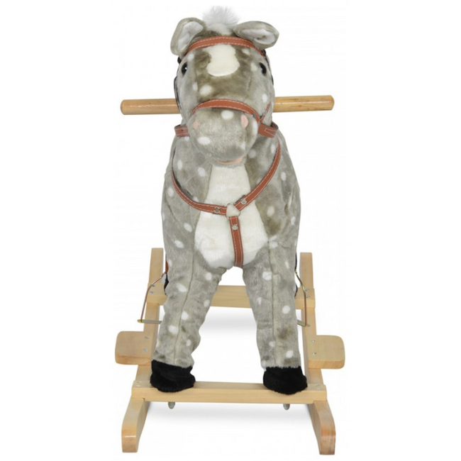 Cangaroo Spotty Λούτρινο Κουνιστό Αλογάκι με ήχους WJ001 3800146230623