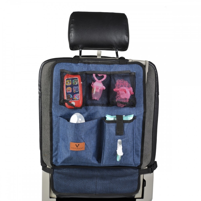 Cangaroo Car Seat Organizer & Protector Denim 3800146266523