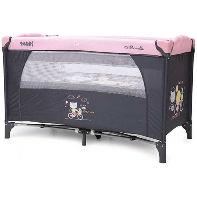 Cangaroo Tommy Playpen 2 Level Pink 3800146246938