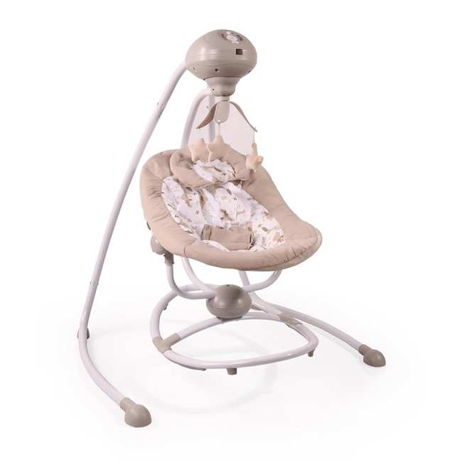 Cangaroo Woodsy 2 in 1 Electric Baby bouncer & swing AC Control - Beige (3800146247607)
