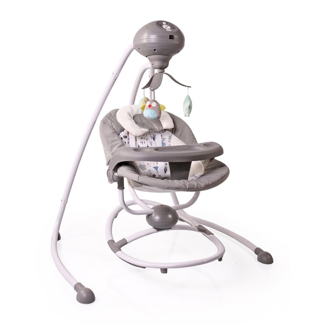 Cangaroo Woodsy 2 in 1 Electric Baby bouncer & swing AC Control - Grey (3800146247591)