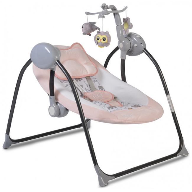 Cangaroo Zazu Musical Electric Bouncer Swing with Control Pink 3800146248161