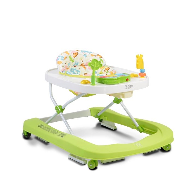 Cangaroo Zoo 2 in 1 Στράτα Περπατούρα με παιχνίδι - Green (3800146243937)