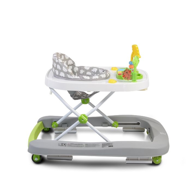 Cangaroo Zoo 2 in 1 Baby Walker - Grey (3800146243920)