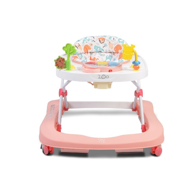 Cangaroo Zoo 2 in 1 Στράτα Περπατούρα με παιχνίδι - Pink (3800146243906)