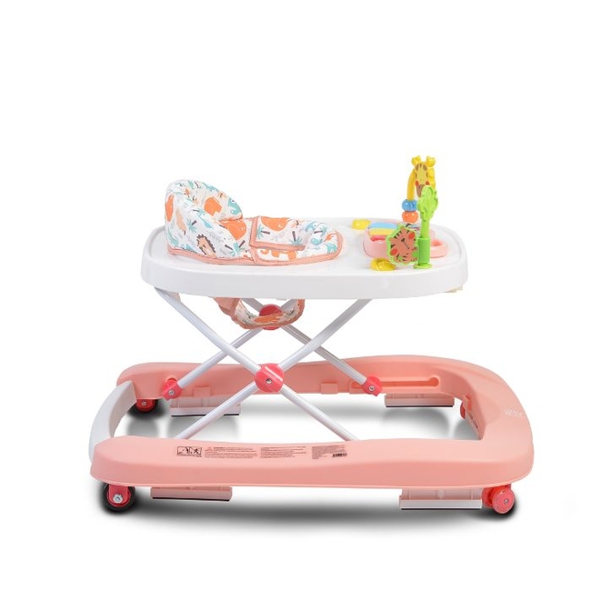 Cangaroo Zoo 2 in 1 Στράτα Περπατούρα με παιχνίδι - Pink (3800146243906)