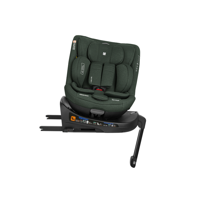 Kikka Boo i-Secure i-SIZE Κάθισμα αυτοκινήτου 40-150 cm Army Green 31002100076  - ΔΩΡΟ Προστασία Καθίσματος