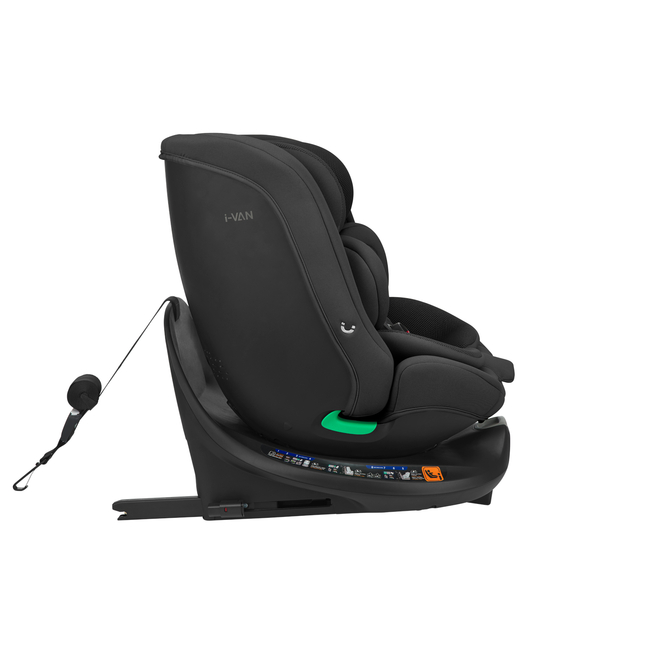 Kikka Boo i-Van 40-150 cm i-SIZE Isofix Περιστρεφόμενο Κάθισμα αυτοκινήτου 0-36kg Μαύρο 31002100081