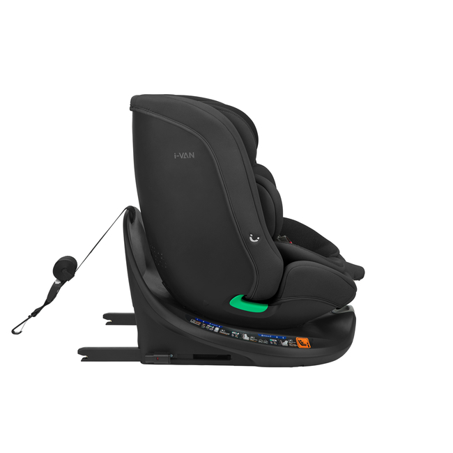 Kikka Boo i-Van 40-150 cm i-SIZE Isofix Περιστρεφόμενο Κάθισμα αυτοκινήτου 0-36kg Μαύρο 31002100081