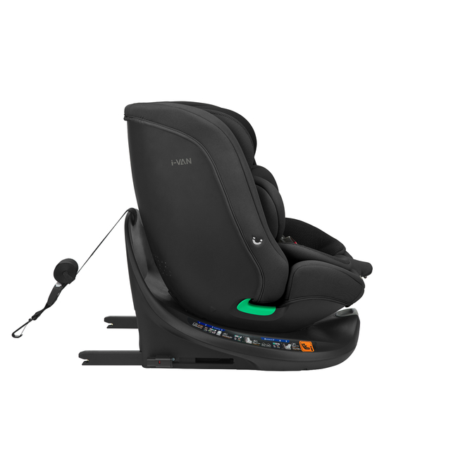 Kikka Boo i-Van 40-150 cm i-SIZE Isofix Περιστρεφόμενο Κάθισμα αυτοκινήτου 0-36kg Μαύρο 31002100081