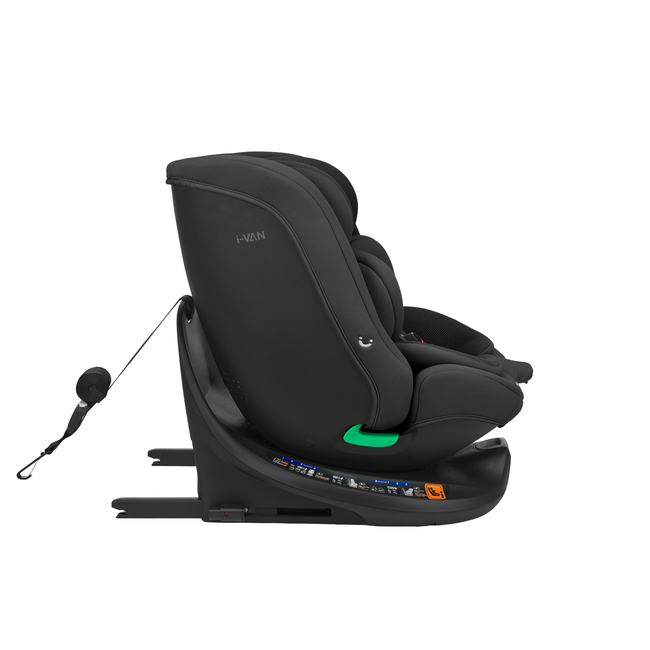 Kikka Boo i-Van 40-150 cm i-SIZE Isofix Περιστρεφόμενο Κάθισμα αυτοκινήτου 0-36kg Μαύρο 31002100081