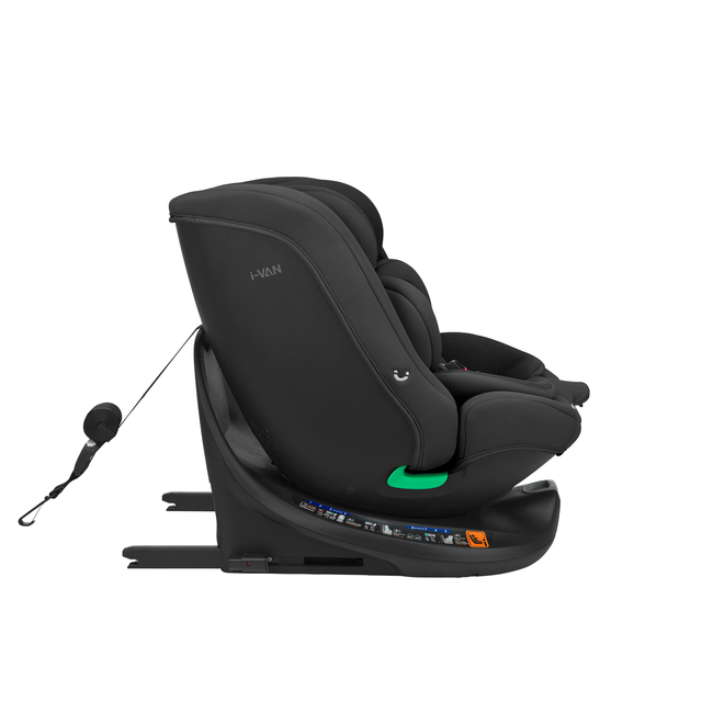 Kikka Boo i-Van 40-150 cm i-SIZE Isofix Περιστρεφόμενο Κάθισμα αυτοκινήτου 0-36kg Μαύρο 31002100081