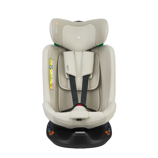 Kikka Boo i-Van 40-150 cm i-SIZE Isofix Περιστρεφόμενο Κάθισμα αυτοκινήτου 0-36kg  Light Beige 31002100083