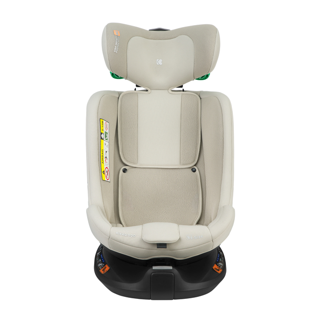 Kikka Boo i-Van 40-150 cm i-SIZE Isofix Περιστρεφόμενο Κάθισμα αυτοκινήτου 0-36kg  Light Beige 31002100083