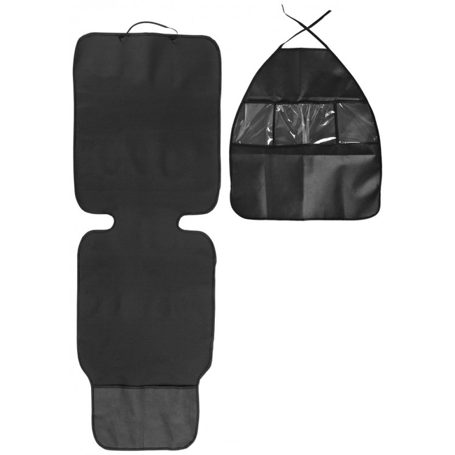 Caretero 2 in 1 TEROA 1150 Car Seat Protector & Cover Organizer