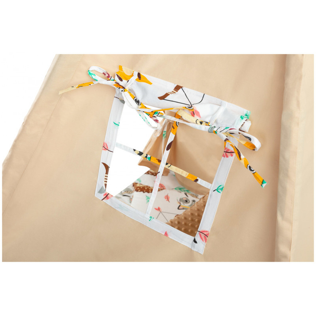 Caretero TOYZ Ινδιάνικη Σκηνή με Αξεσουάρ 104x104x164 cm Beige 5908310392301