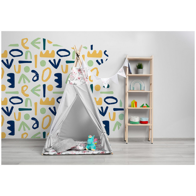 Caretero TOYZ Ινδιάνικη Σκηνή με Αξεσουάρ 104x104x164 cm Ροζ 5908310387574