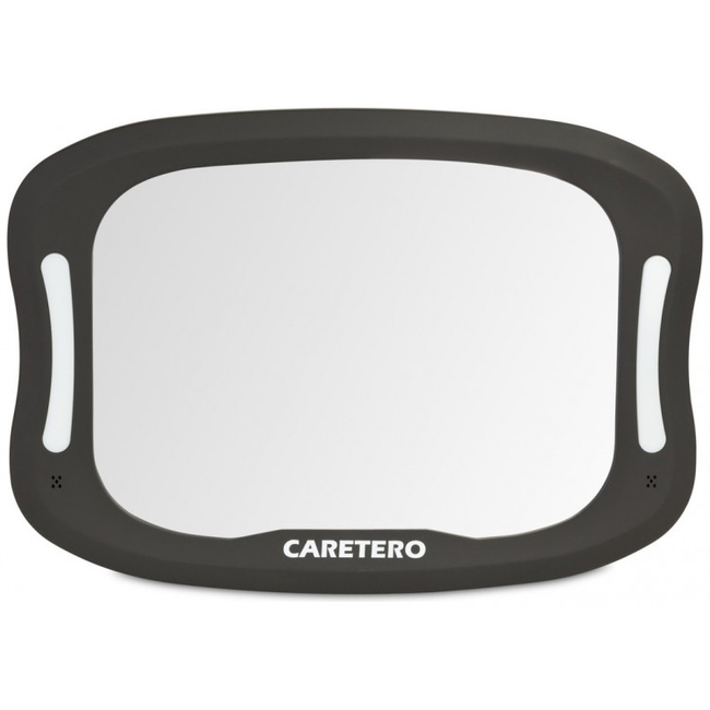 Caretero XL Illuminated LED Mirror for Car Seat Headrest 29 x 20 x 7.5 cm TEROA-1095